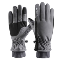 Gants de cyclisme doigt complet vélo de route mitaines thermiques écran tactile hiver gants chauds équitation de montagne entraînement moto course pour hommes