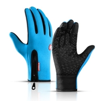Gants de cyclisme Gants de sport thermiques en polaire imperméable à écran tactile pour le ski de randonnée
