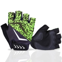 Gants de cyclisme gants de vélo demi-doigt anti-dérapant respirant gants de vélo de montagne pour hommes femmes