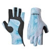 Gants de pêche Protection solaire antidérapante Gants à demi-doigts Gants de sport super élastiques pour cyclisme en plein air Randonnée Conduite
