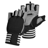 Gants de sport anti-dérapants gants de cyclisme demi-doigts avec de longues sangles de poignet absorbant les chocs rembourrés gants d