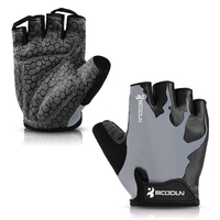 Gants de sport antidérapants cyclisme demi-doigts absorbant les chocs rembourrés gants de musculation en plein air respirant vtt gants mitaine de vélo