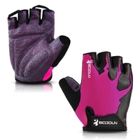 Gants de sport antidérapants cyclisme demi-doigts absorbant les chocs rembourrés gants de musculation en plein air respirant vtt gants mitaine de vélo
