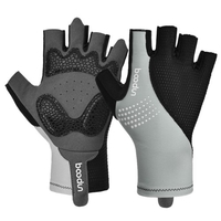 Gants de sport antidérapants cyclisme demi-doigts absorbant les chocs rembourrés gants de musculation en plein air respirant vtt gants mitaine de vélo
