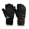 Gants de sport antidérapants cyclisme demi-doigts absorbant les chocs rembourrés gants de musculation en plein air respirant vtt gants mitaine de vélo