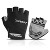 Gants de vélo de montagne gants de vélo demi-doigt gants de cyclisme respirants antidérapants pour hommes femmes