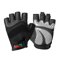 Gants demi-doigts Gants de fitness à doigts courts réglables Gants respirants antidérapants pour hommes femmes