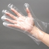Gants jetables Gants PE Gants jetables en film de qualité alimentaire Épais Transparent Gants de ménage pour la restauration Épais 0, 8 g (100 pièces / paquet) (Plus de 100 paquets) Tirez ici