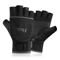 Gants sans doigts avec housses à rabat Gants chauds d