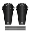 Garde-boue de vélo de montagne garde-boue avant et arrière garde-boue de vélo plaque de pluie avec 8 sangles de fixation accessoires de vélo