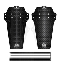 Garde-boue de vélo de montagne garde-boue avant et arrière garde-boue de vélo plaque de pluie avec 8 sangles de fixation accessoires de vélo