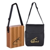 GECKO C-68Z Portable Voyager Cajon Drum Box Hand Drum Zebra Bois Percussion Instrument avec sangle sac de transport