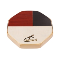 GECKO SD6 Cajon Tambour à main Cajon Tambour Instrument de percussion avec sac de transport Portable pour voyage Camping