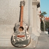 GENERAL SOUND Guitare acoustique plaquée 41 pouces Guitare folk pleine grandeur Dessus en bois d