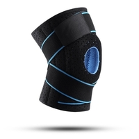 Genouillère de sport Genouillère réglable Bandage de protection du genou avec support à ressort
