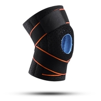 Genouillère de sport Genouillère réglable Bandage de protection du genou avec support à ressort