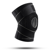 Genouillère de sport Genouillère réglable Bandage de protection du genou avec support à ressort