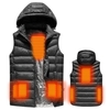 Gilet chauffé par USB pour sécurité intelligente automne et hiver avec veste de ski en plein air pour hommes en moto