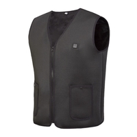 Gilet chauffant Rechargeable Intelligent Thermostat gilet col en V col étanche lavable auto réguler gilet d