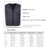 Gilet chauffant Rechargeable Intelligent Thermostat gilet col en V col étanche lavable auto réguler gilet d