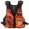 Gilet de flottabilité de veste de pêche à la mouche multi-poches avec porte-bouteille d