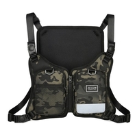 Gilet de pêche à la mouche léger et respirant gilet de pêche en plein air veste poitrine Pack