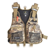 Gilet de pêche à la mouche veste de pêche en plein air avec rembourrage amovible pour la photographie de randonnée en camping