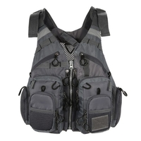 Gilet de pêche en plein air Lixada Pack Multi poche respirant maille veste de pêche gilet veste manteau