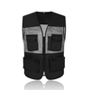 Gilet de pêche gilet de voyage de pêche respirant avec poches à fermeture éclair gilet de travail d