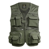 Gilet de pêche gilet de voyage de pêche respirant avec poches à fermeture éclair gilet de travail d