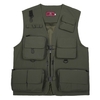 Gilet de photographie de pêche été multi poches vestes en maille gilet à séchage rapide