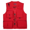 Gilet de photographie de pêche été multi poches vestes en maille gilet à séchage rapide