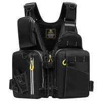 Gilet de sauvetage de pêche Gilet de flottaison à plusieurs poches Gilet de flottabilité pour adultes