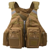 Gilet de sauvetage de pêche rembourré respirant pour l