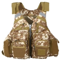 Gilet de sauvetage de pêche rembourré respirant pour l