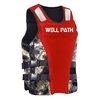 Gilet de sauvetage de sports nautiques gilet de sécurité de sauvetage de flottabilité avec trous de drainage pour adultes pêche bateau kayak surf natation