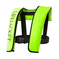 Gilet de sauvetage gonflable automatique pour adultes Gilet de sauvetage pour adultes Combinaison de flotteur de sécurité pour sports nautiques Kayak Pêche Surf Canoë Veste de survie
