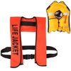 Gilet de sauvetage gonflable Gilet de sauvetage adulte Sports nautiques Natation Pêche Veste de survie