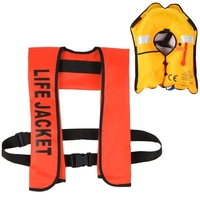 Gilet de sauvetage gonflable Gilet de sauvetage adulte Sports nautiques Natation Pêche Veste de survie