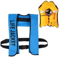 Gilet de sauvetage gonflable Gilet de sauvetage adulte Sports nautiques Natation Pêche Veste de survie