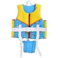 Gilet de sauvetage pour enfants gilet de sauvetage pour enfants garçons Grils gilet de bain à glissière pour Sports nautiques surf natation