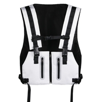 Gilet tactique réfléchissant haute visibilité gilet de sac à dos d