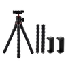 GIZOMOS GM-7 Support de trépied Flexible Mini support de trépied Octopus Portable avec tête sphérique / Clip de téléphone pour téléphone portable / tablettes / appareil photo SLR DSLR ILDC / caméras DC / de sport