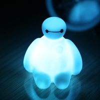 Glowing Cute Colorful Night Light LED Energy-Saving Cartoon Bedside Lamp Creative Toy Lamp Small Gifts
