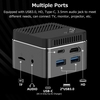 GMK NucBox KB1 Mini PC Processeur Intel Celeron J4125 Intel UHD Graphics 600 GPU 8 Go + 128 Go de mémoire WiFi double bande Prise UK