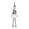 Gnome lumineux ornement de noël assis café Bar/décor à la maison Gnome poupée en peluche avec lumière LED décor de noël,  jambes courtes rouges