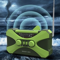Générateur électrique multifonctionnel à manivelle Portable AM/FM/NOAA Radio d