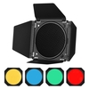 Godox BD-04 Kit Barndoor de porte de grange avec grille en nid d