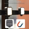 Godox LITEMONS LED6Bi Lampe vidéo bicolore à température LED Mini lampe de remplissage rechargeable 3200K-6500K Dimmable Support Adsorption magnétique avec 3 supports de chaussures froides pour Vlog Live Streaming Photographie de produits