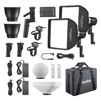 Godox ML30Bi-K2 Kit de 2 lumières Lampe vidéo LED pour studio portable 2800K-6500K Télécommande APP bicolore